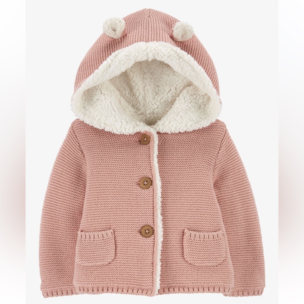 NWT 24mo. Baby Sherpa-Lined Hooded Jacket